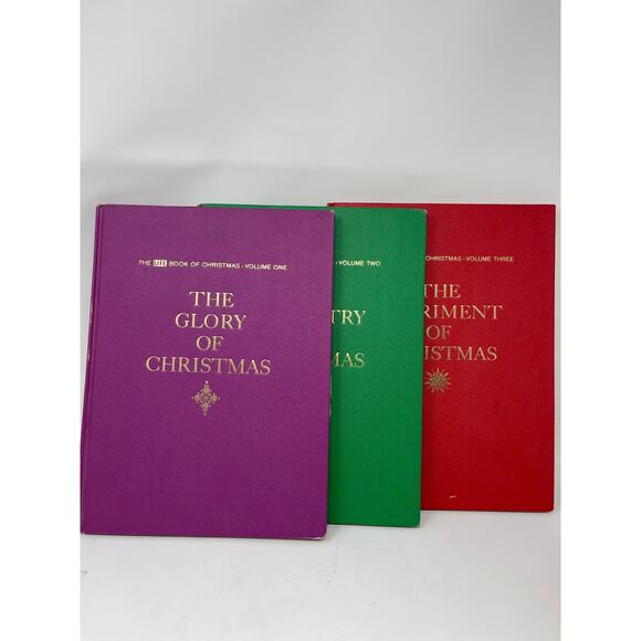 LARGE Vintage 1960s LIFE 3-book Set: Glory, Pageantry & Merriment of Christmas - Picture 4 of 12